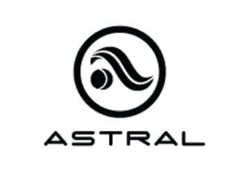 Astral logo in partnership with Placid Boatworks