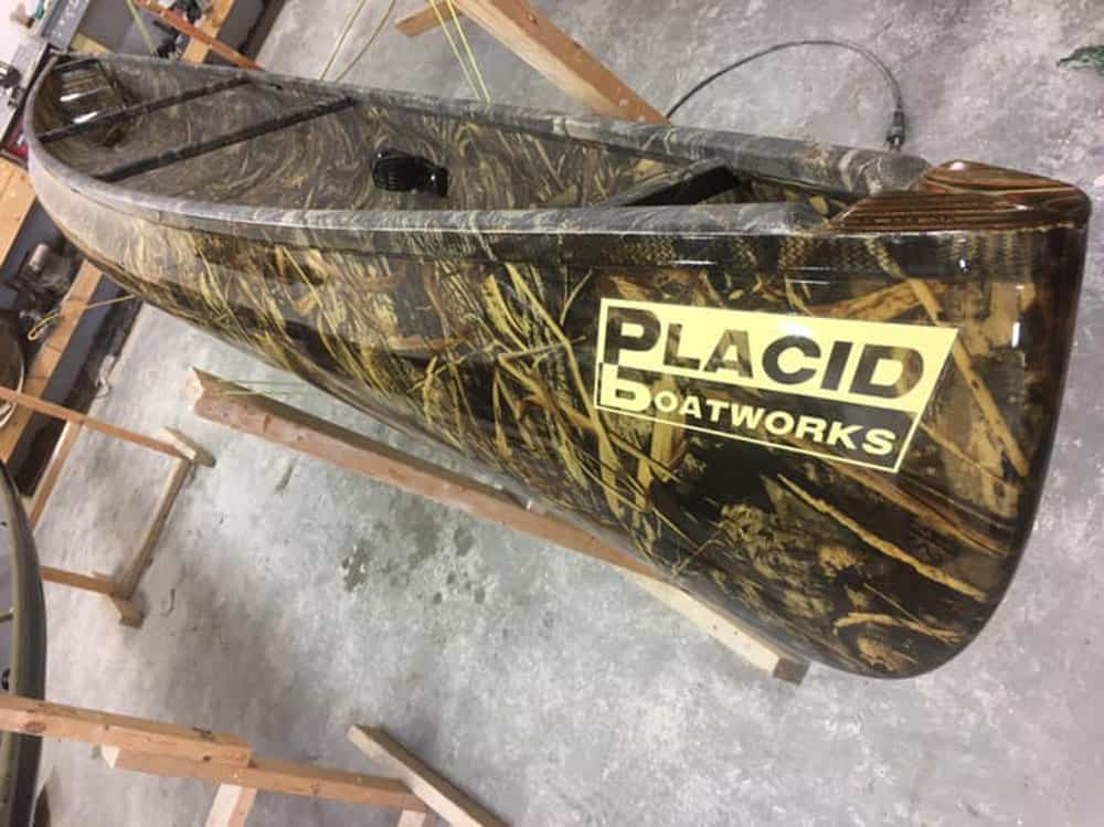 Placid Boatworks custom lightweight pack canoe